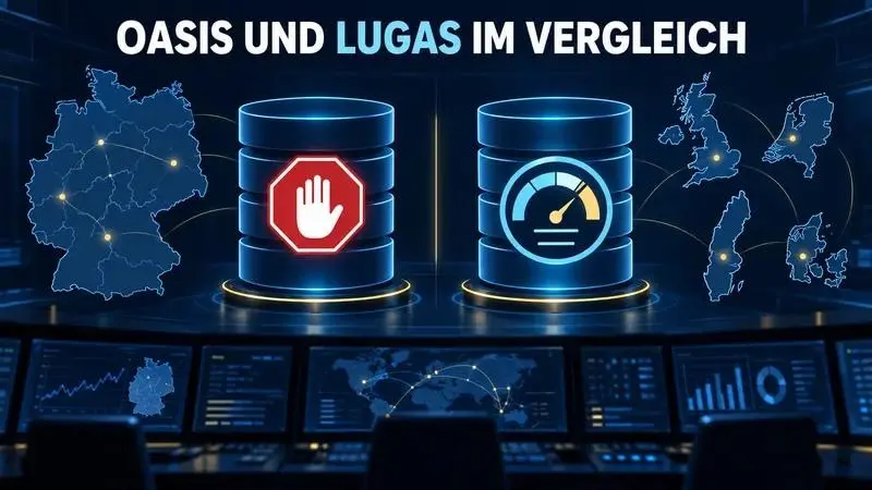 Vergleich von OASIS und LUGAS mit internationalen Sperrsystemen